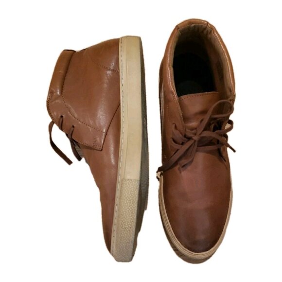 Mr B Shoes Mens Aldo Leather Chukka Sneakers Lace Up Sz 13 - Picture 1 of 15